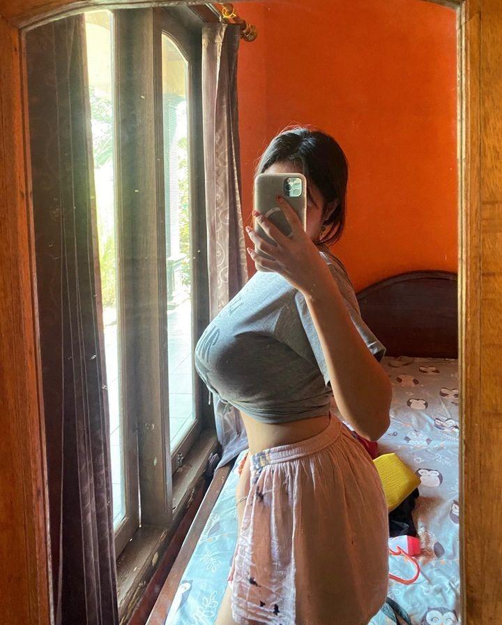 Image of Big boob real girl live cam show with face 🥵🍒💋🍑👅