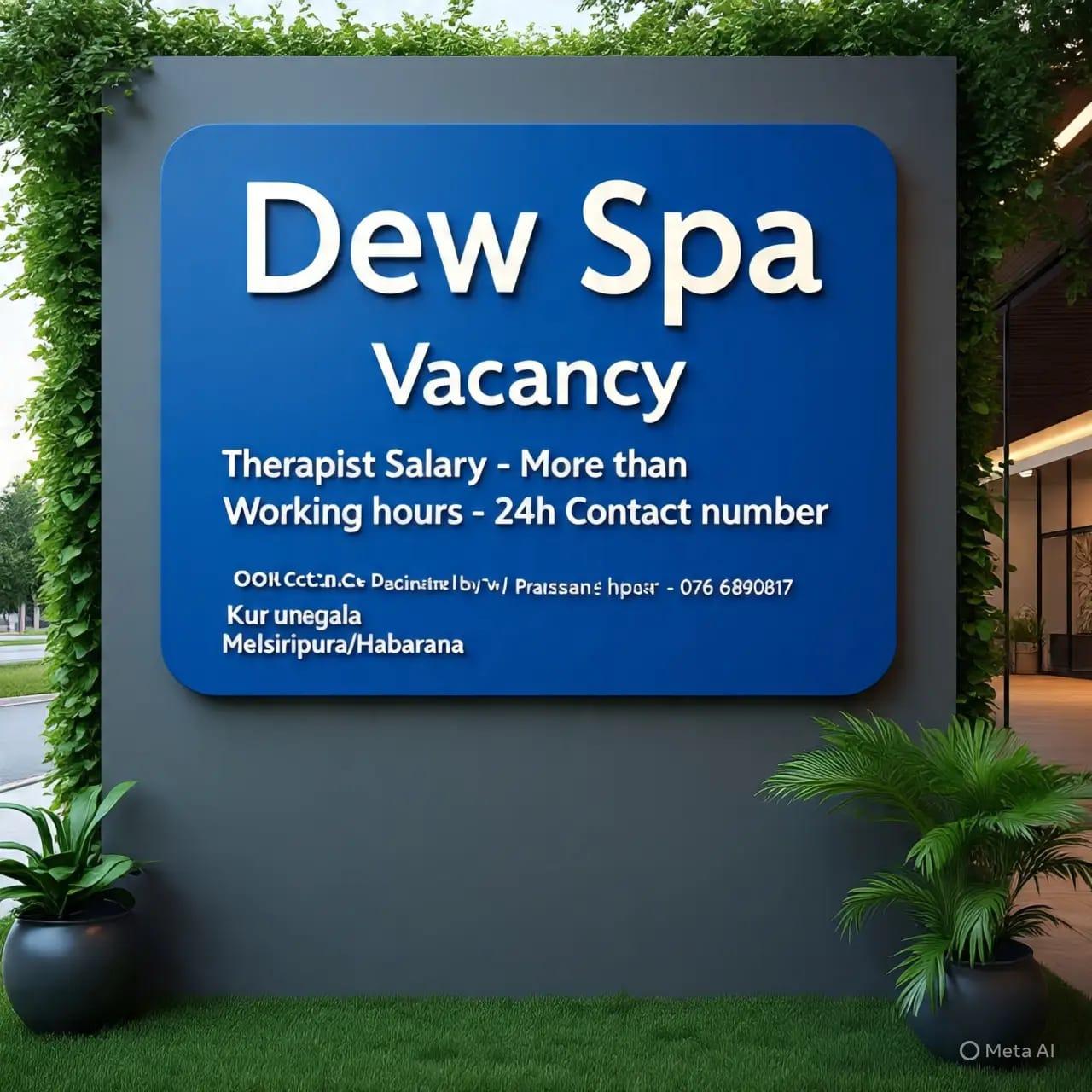 Image of Spa vacancy jobs