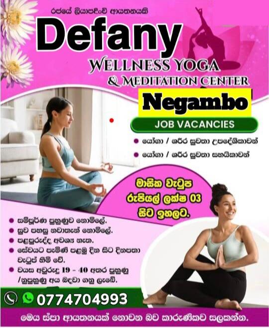 Image of 🔯 JOB VECANCY FOR YOGA Driven Meditation Center  💒